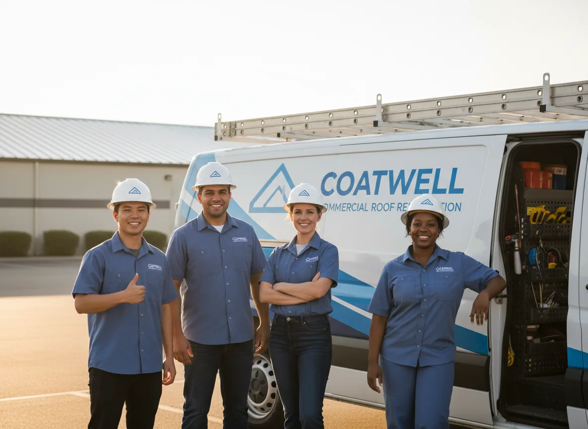 Commercial roof coating company in Tafton, PA